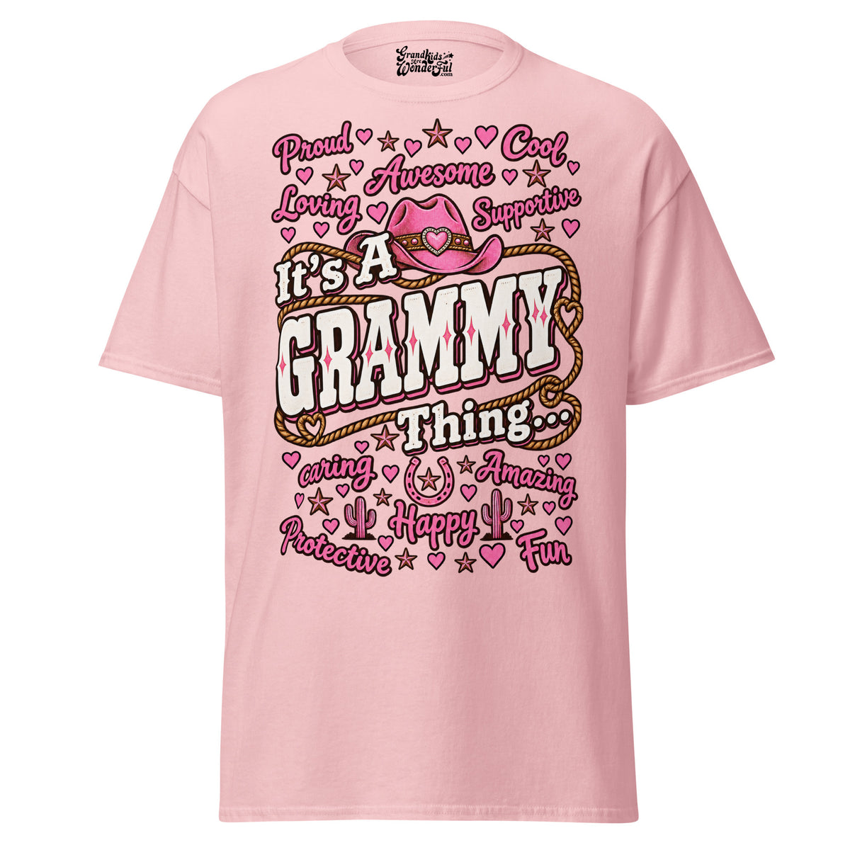 It's a Western Grammy Thing - Unisex classic tee — Light Pink — front view