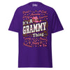 It's a Western Grammy Thing - Unisex classic tee — Purple — front view