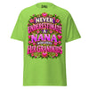 Never Underestimate Nana - Unisex classic tee — Lime — front view