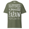 Happiness is Being a Papaw - Unisex classic tee — Military Green — front view