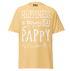 Happiness is Being a Pappy - Unisex classic tee — Yellow Haze — front view