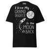 I Love my Granddaughter to the Moon and Back - Unisex classic tee — Black — front view