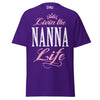 Livin' the NANNA Life - Unisex classic tee — Purple — front view