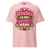 Grandma is My Favorite Name - Unisex classic tee — Light Pink — front view