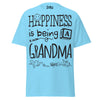 Happiness is Being a Grandma - Unisex classic tee — Sky — front view