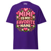 Mimi is My Favorite Name - Unisex classic tee — Purple — front view