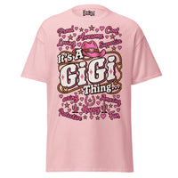 It's a Western Gigi Thing - Unisex classic tee — Light Pink — front view