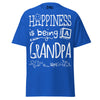 Happiness is Being a Grandpa - Unisex classic tee — Royal — front view