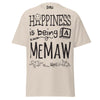 Happiness is Being a Memaw - Unisex classic tee — Natural — front view