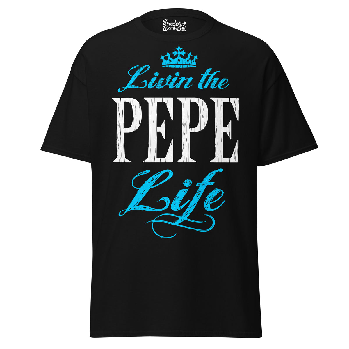 Livin' the PEPE Life - Unisex classic tee — Black — front view