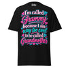 I'm Called GRAMMY - Unisex classic tee — Black — front view