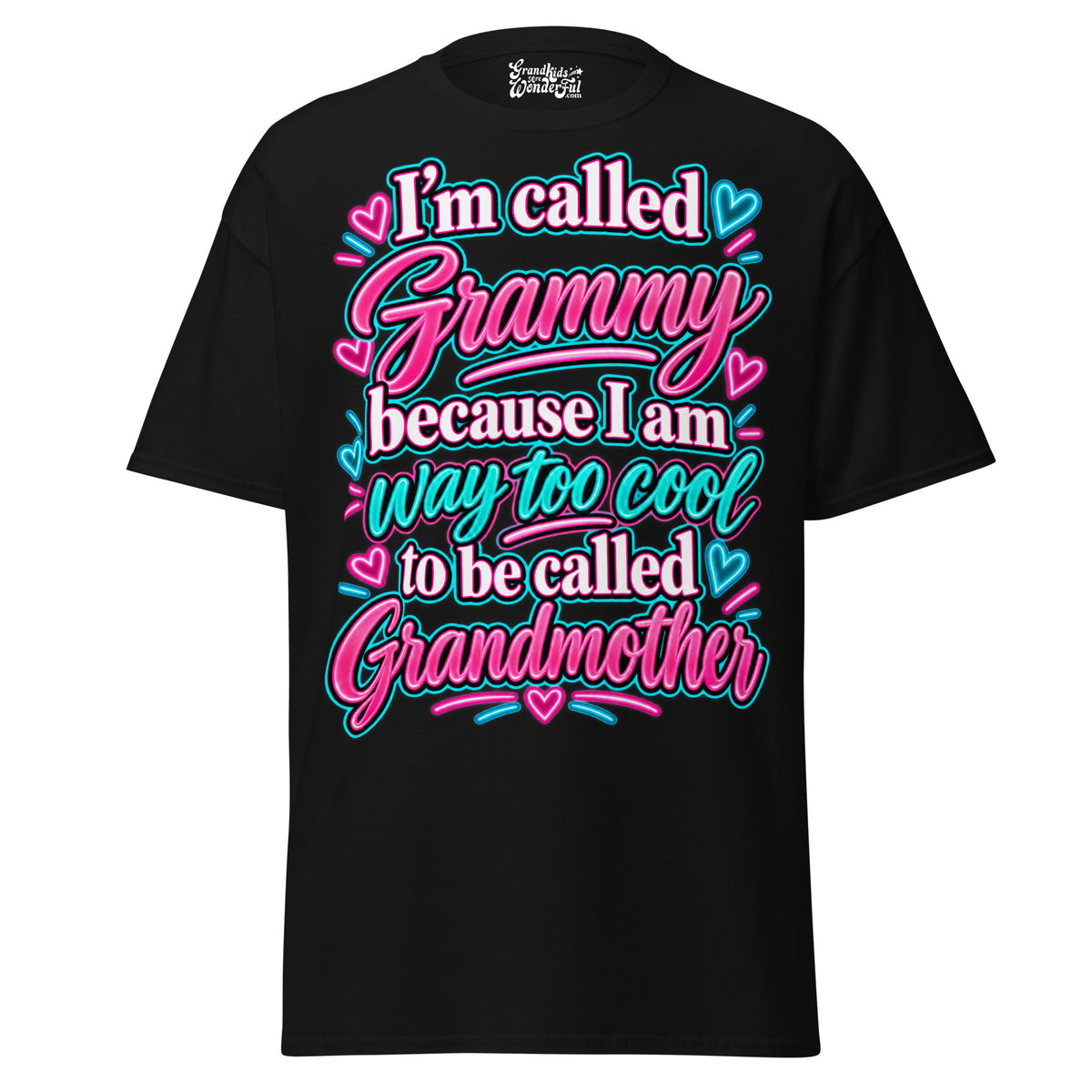 I'm Called GRAMMY - Unisex classic tee — Black — front view