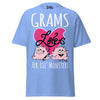 Grams Loves Her Lil Monsters - Unisex classic tee — Carolina Blue — front view