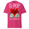 G-Pop Loves His Lil Monsters - Unisex classic tee — Heliconia — front view