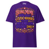 Being MEME Means - Unisex classic tee — Purple — front view