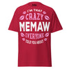 I'm that Crazy MEMAW - Unisex classic tee — Cardinal — front view