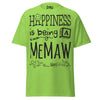 Happiness is Being a Memaw - Unisex classic tee — Lime — front view