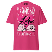 Great Grandma Loves Her Lil Monsters - Unisex classic tee — Heliconia — front view