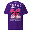 Grams Loves Her Lil Monsters - Unisex classic tee — Purple — front view