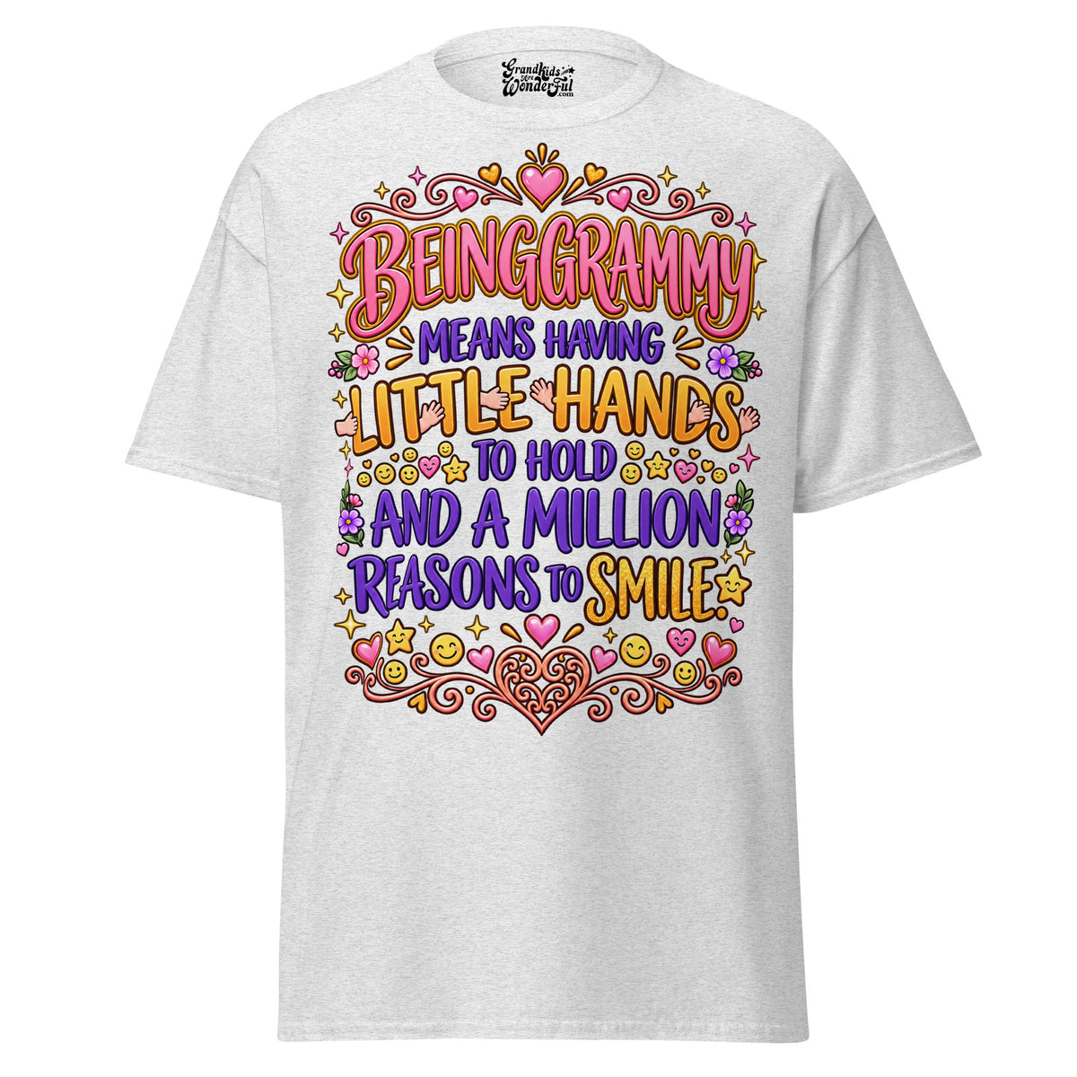 Being GRAMMY Means - Unisex classic tee — Ash — front view