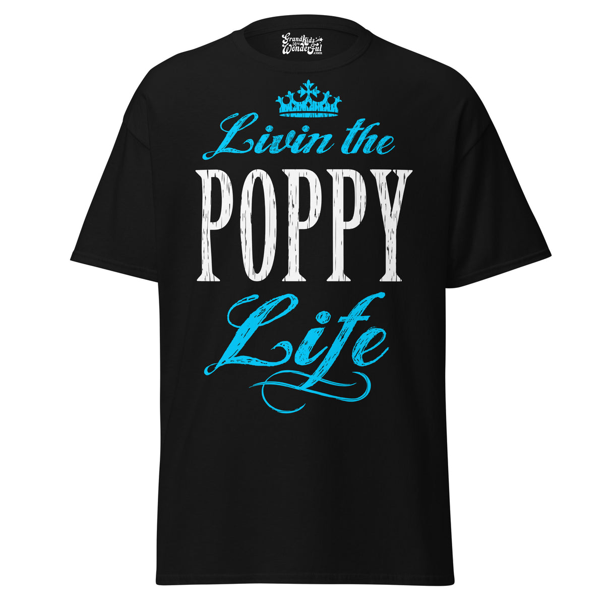 Livin' the POPPY Life - Unisex classic tee — Black — front view