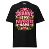 Granny is My Favorite Name - Unisex classic tee — Black — front view