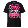 I Love Being GRANDMA - Unisex classic tee — Black — front view