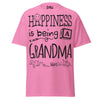 Happiness is Being a Grandma - Unisex classic tee — Azalea — front view