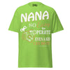 Nana... So Easy to Operate - Unisex classic tee — Lime — front view