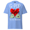 G-Pop Loves His Lil Monsters - Unisex classic tee — Carolina Blue — front view