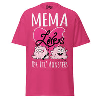 Mema Loves Her Lil Monsters - Unisex classic tee — Heliconia — front view