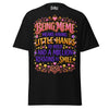 Being MEME Means - Unisex classic tee — Black — front view