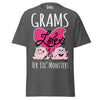 Grams Loves Her Lil Monsters - Unisex classic tee — Dark Heather — front view