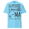 Happiness is Being a G-Ma - Unisex classic tee — Sky — front view