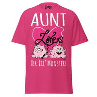 Aunt Loves Her Lil Monsters - Unisex classic tee — Heliconia — front view