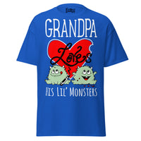 Grandpa Loves His Lil Monsters - Unisex classic tee — Royal — front view