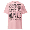 Happiness is Being an Auntie - Unisex classic tee — Light Pink — front view