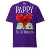 Pappy Loves His Lil Monsters - Unisex classic tee — Purple — front view