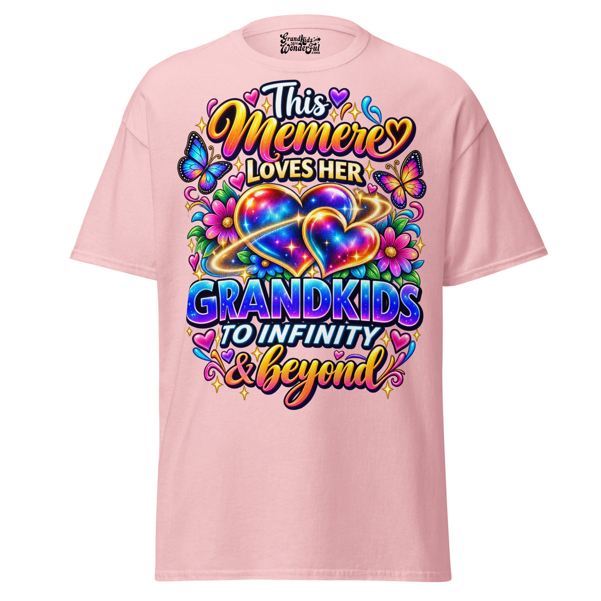 This Memere Loves Her Grandkids - Unisex classic tee — Light Pink — front view