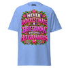 Never Underestimate Great-Grandma - Unisex classic tee — Carolina Blue — front view