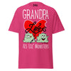 Grandpa Loves His Lil Monsters - Unisex classic tee — Heliconia — front view