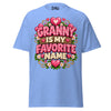 Granny is My Favorite Name - Unisex classic tee — Carolina Blue — front view