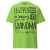 Happiness is Being a Grandma - Unisex classic tee — Lime — front view