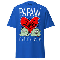 Papaw Loves His Lil Monsters - Unisex classic tee — Royal — front view