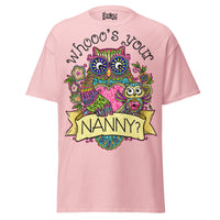 Whooo's Your Nanny? - Unisex classic tee — Light Pink — front view