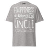 Happiness is Being a Uncle - Unisex classic tee — Sport Grey — front view