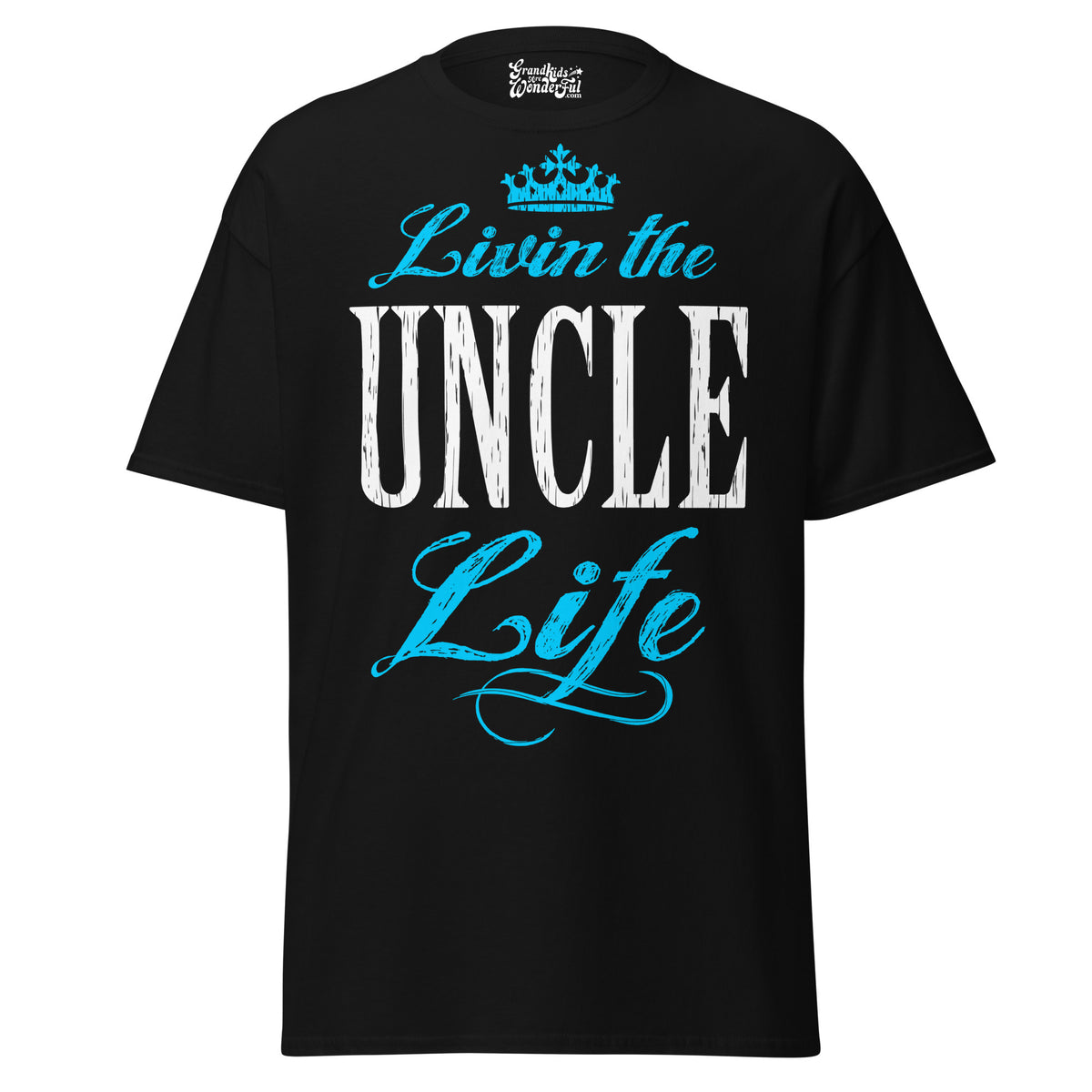Livin' the UNCLE Life - Unisex classic tee — Black — front view