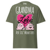 Grandma Loves Her Lil Monsters - Unisex classic tee — Military Green — front view