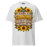Being a GRANDMA - Unisex classic tee — Ash — front view