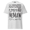Happiness is Being a Memaw - Unisex classic tee — Ash — front view